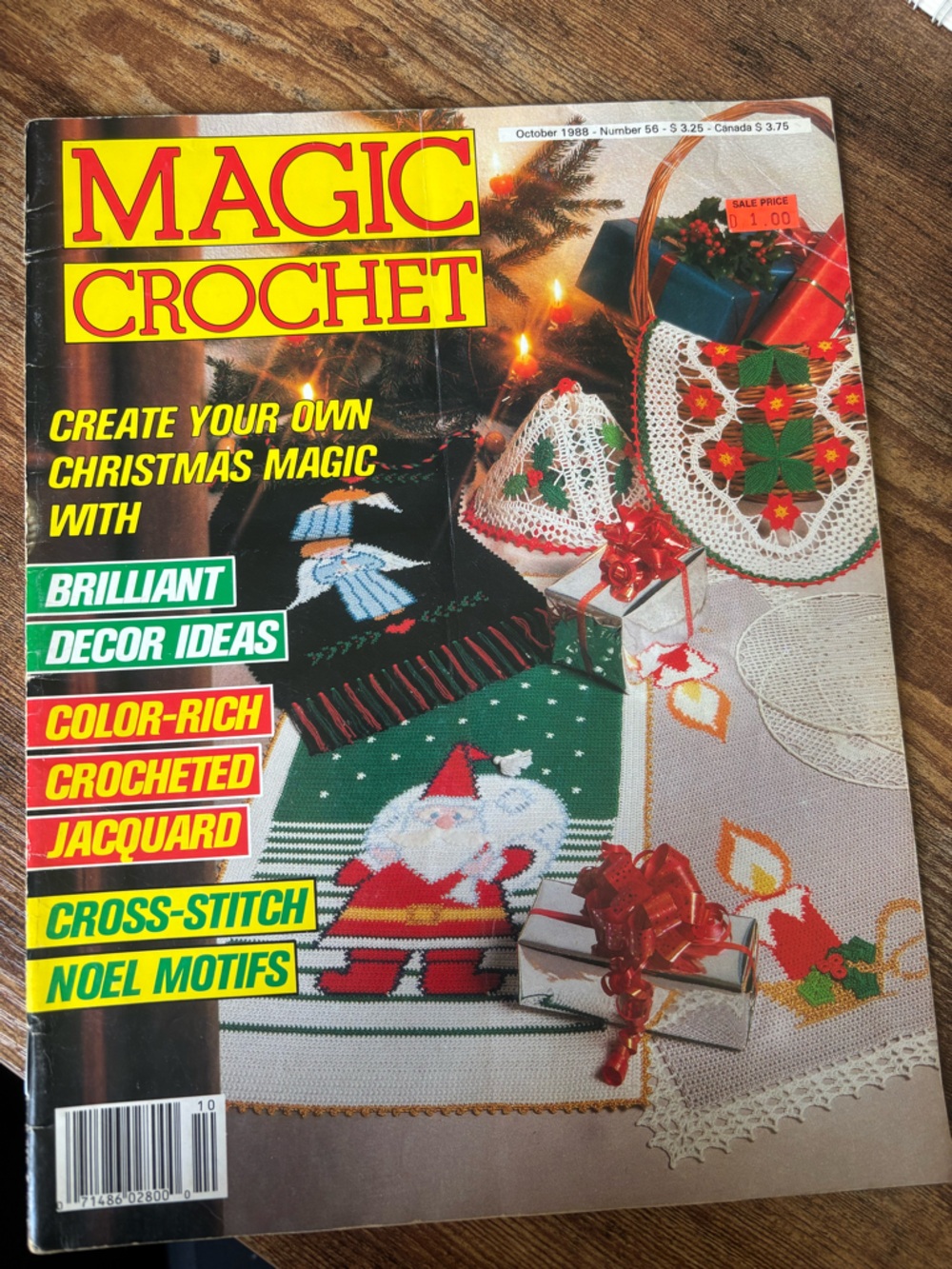 vintage issue of Magic Crochet magazine
